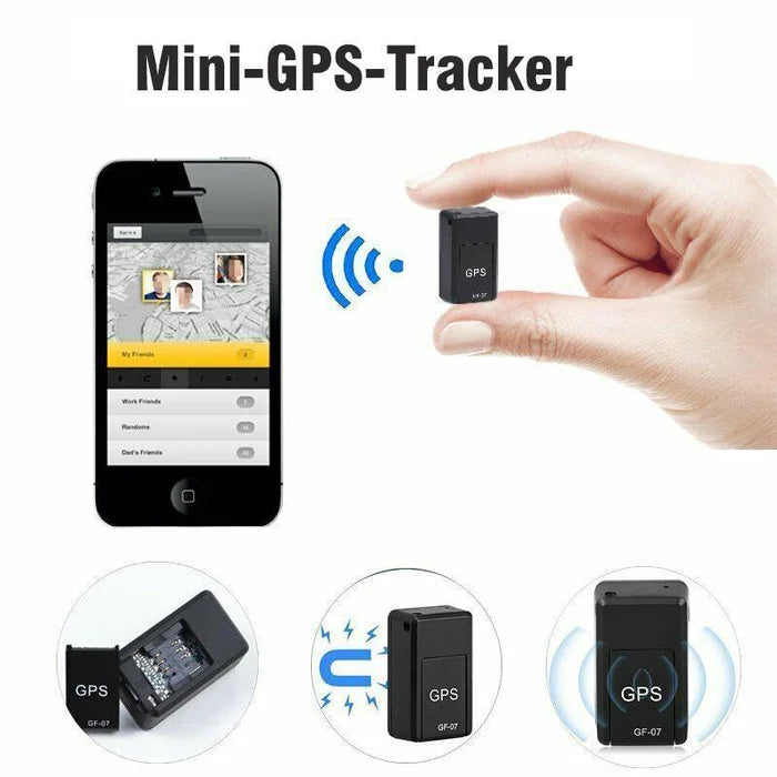 GPS Tracker, Magnet Mini GPS Locator Anti-Thief GPS Tracker