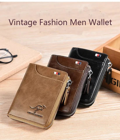 🔥Men's Essentials✨💰Multi-functional RFID Blocking Waterproof Durable PU Leather Wallet🎁