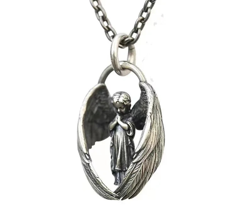 🔥Last Day Promotion 50%🔥 - Praying Angel Pendant Necklace - You are my angel