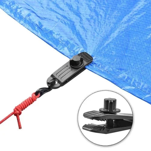 🔥Father's Day Gift-Tarp Clips Awning Clamp(Withstand 60mph Strong Wind)