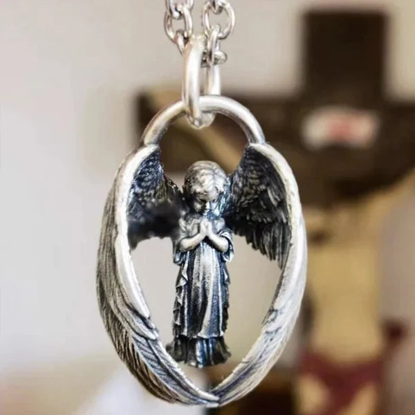 🔥Last Day Promotion 50%🔥 - Praying Angel Pendant Necklace - You are my angel