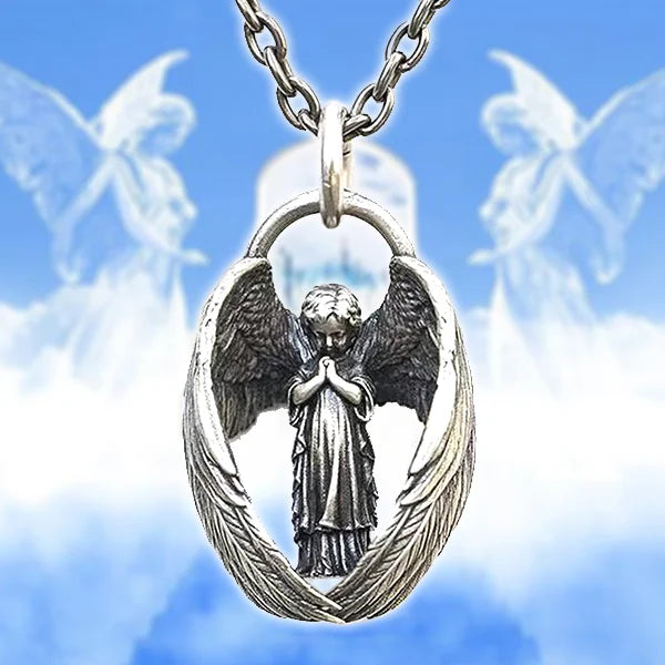 🔥Last Day Promotion 50%🔥 - Praying Angel Pendant Necklace - You are my angel