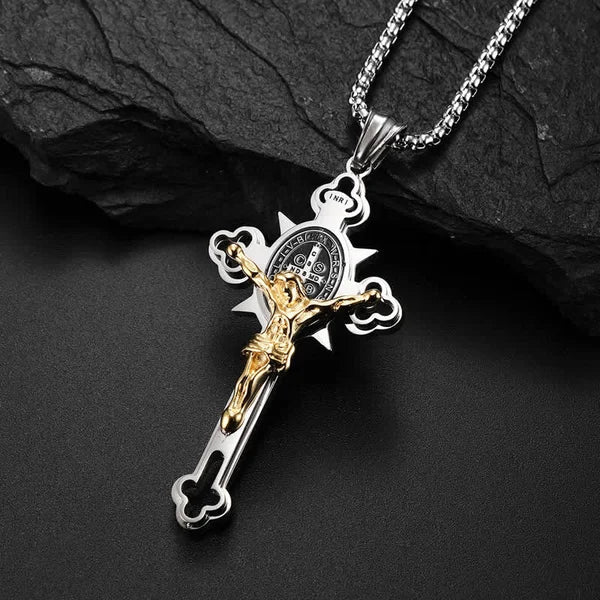 ST.Benedict Protection Cross Power Pendant Necklace 13 Reviews