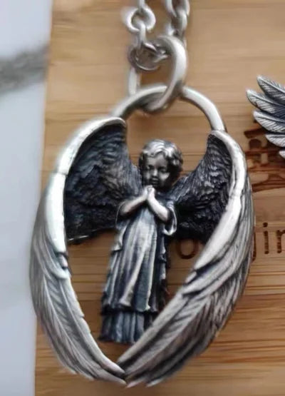 🔥Last Day Promotion 50%🔥 - Praying Angel Pendant Necklace - You are my angel