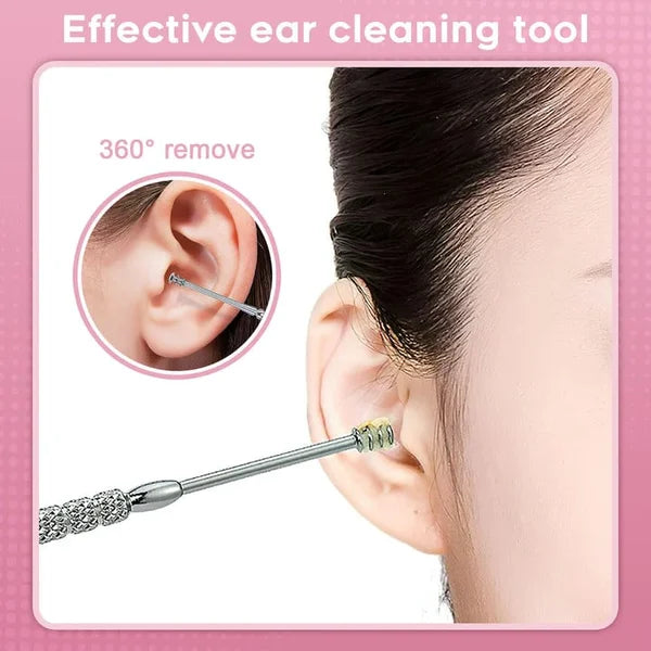 👂Set Ear Wax Pickers Stainless Steel Earpick Wax Remover