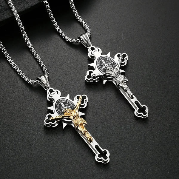 ST.Benedict Protection Cross Power Pendant Necklace 13 Reviews