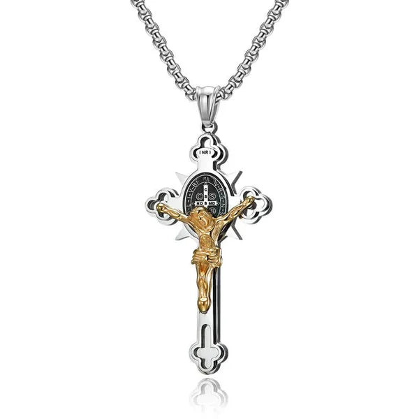 ST.Benedict Protection Cross Power Pendant Necklace 13 Reviews