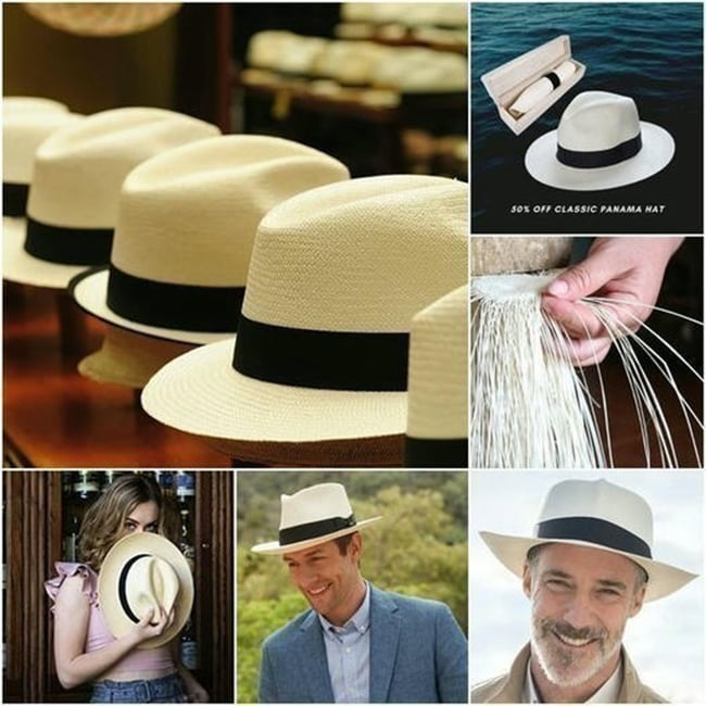 ( Promotion - 49% OFF) - Classic Panama Handmade Hat