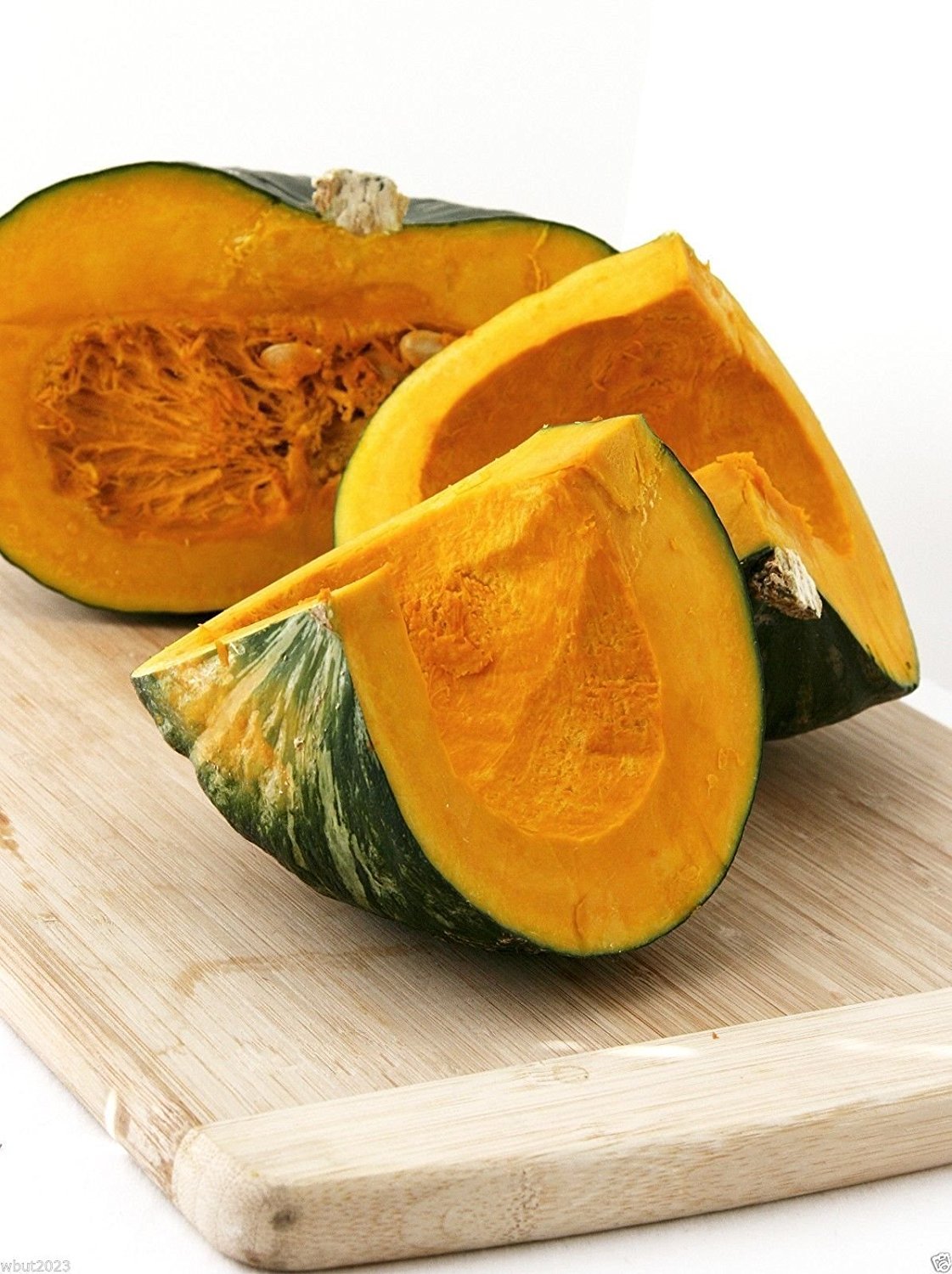 20 JAPANESE GREEN PUMPKIN SEEDS - Kabocha - Open pollinated, heirloom